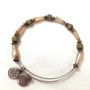 Alex and Ani Beaded Expandable Charm Bracelet - Silver Finish